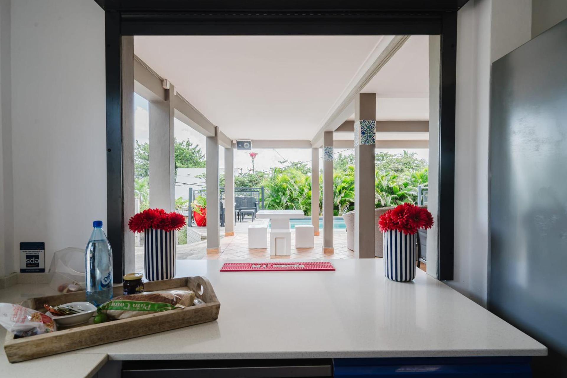 Villa Kaléna : 4 ch, plage à 50m, vue mer Le Diamant Exterior foto