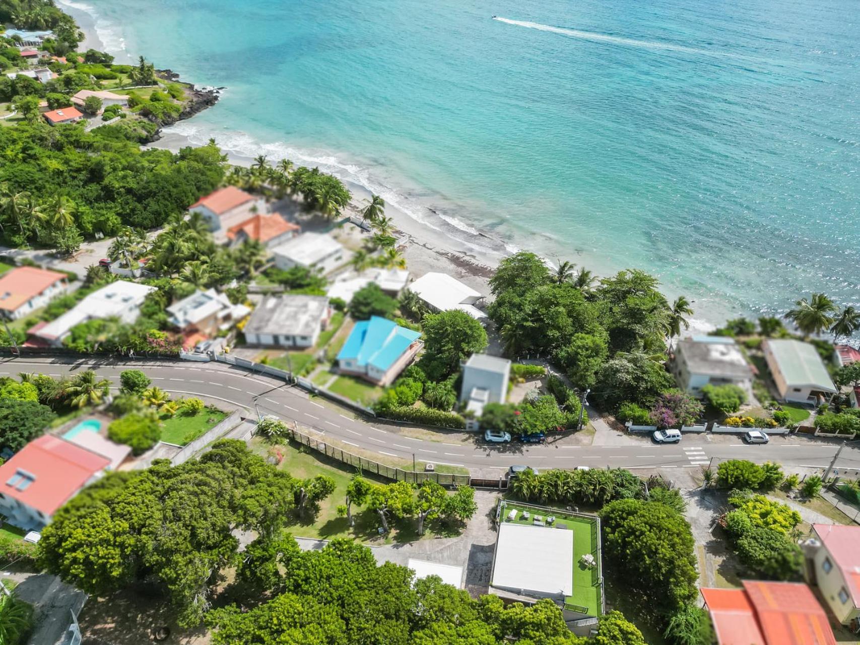 Villa Kaléna : 4 ch, plage à 50m, vue mer Le Diamant Exterior foto