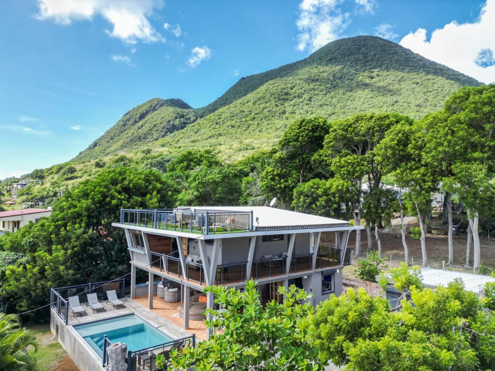 Villa Kaléna : 4 ch, plage à 50m, vue mer Le Diamant Exterior foto