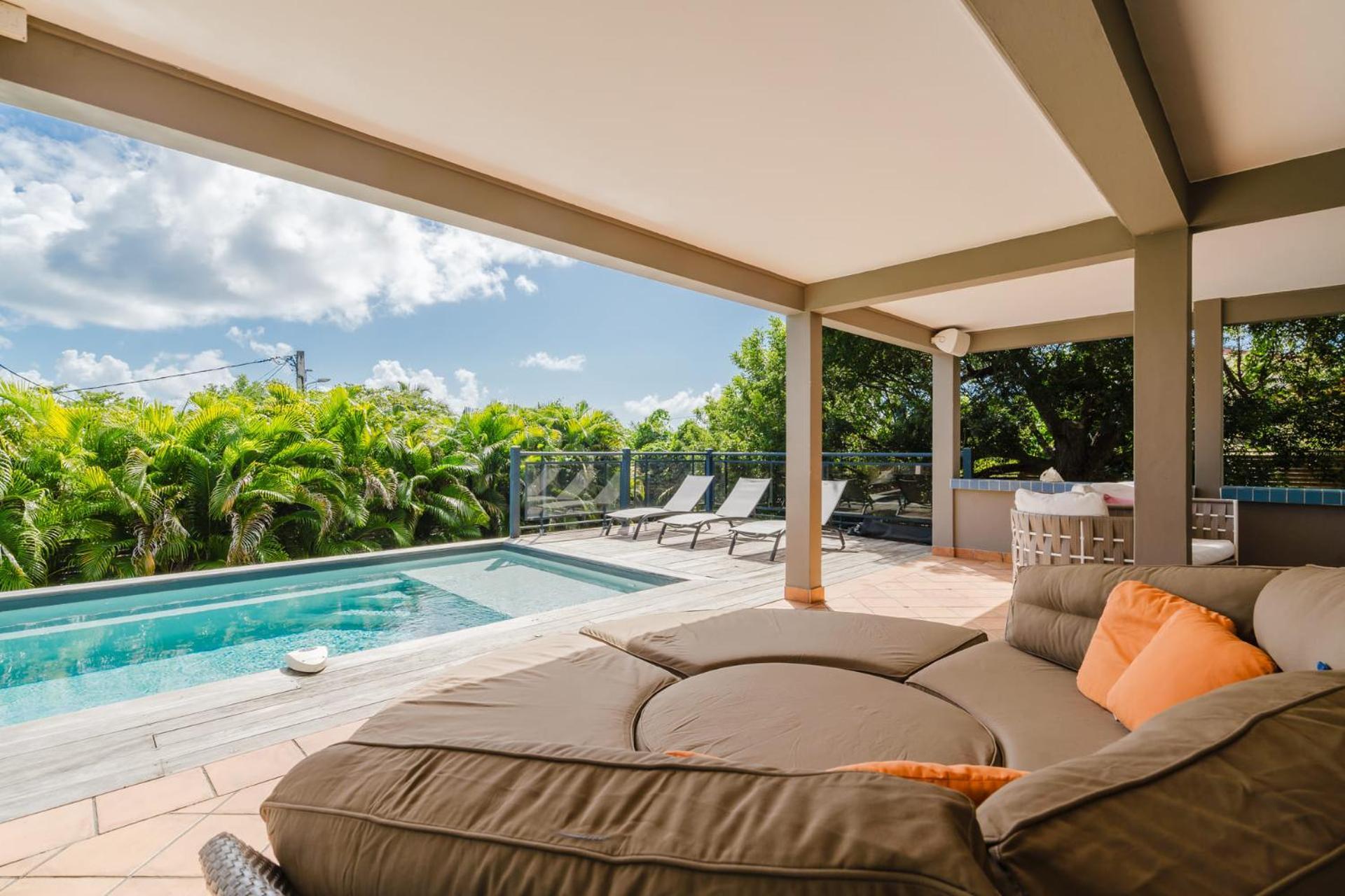 Villa Kaléna : 4 ch, plage à 50m, vue mer Le Diamant Exterior foto