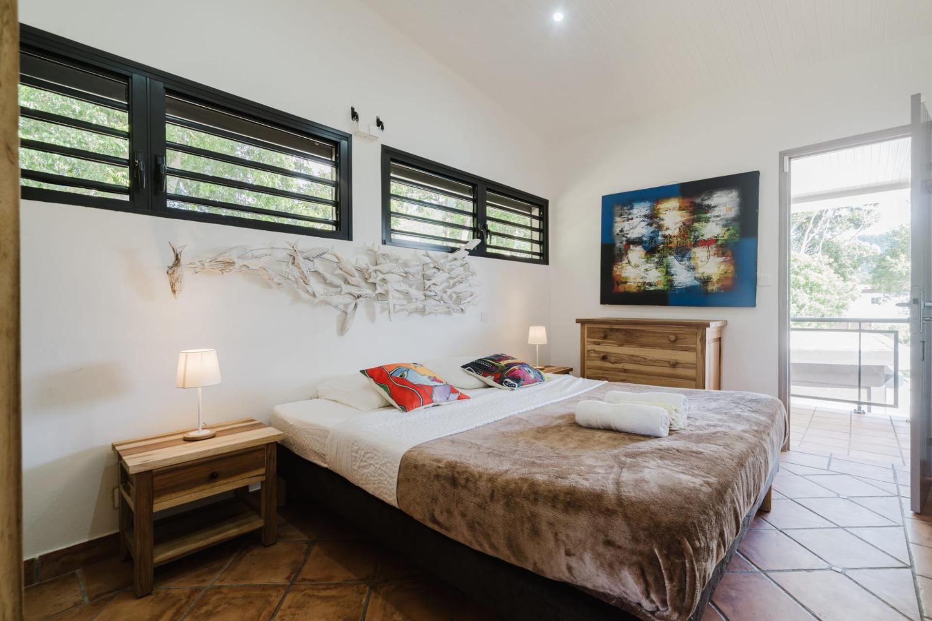 Villa Kaléna : 4 ch, plage à 50m, vue mer Le Diamant Exterior foto