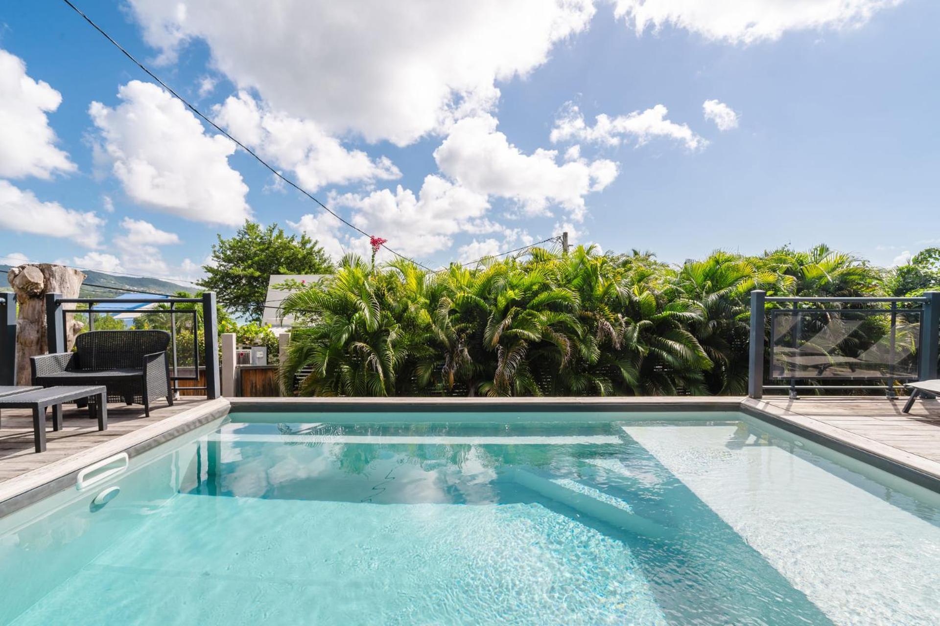 Villa Kaléna : 4 ch, plage à 50m, vue mer Le Diamant Exterior foto